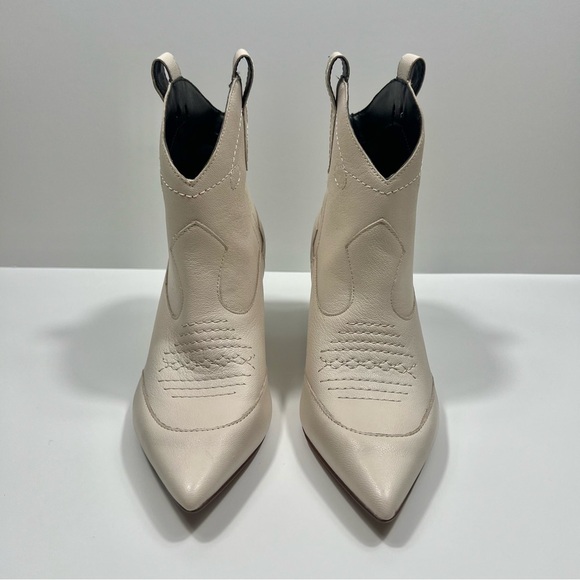 NWT Jessica Simpson Nelda Leather Western Booties 7M - Picture 2 of 4